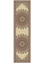 Dynamic Rugs ANCIENT GARDEN 57090 ivory 2.2x7.7 Imgs Traditional Area Rugs